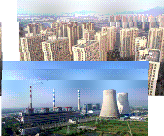 句容彩虹城,漢川電廠全景圖1